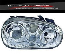 VW Golf 4 IV Scheinwerfer chrom R32 Xenon Look Design Turbo Jubi GTI  H7 / H3