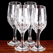 4 Sherry Gläser Nachtmann Sonja 15,5 cm Flächenschliff ReUse Vintage Glas