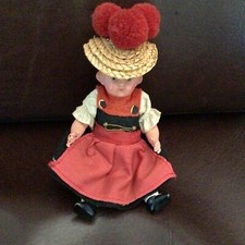 alte Puppe Sammler Schildkröt Trachtenpuppe Schwarzwald 15 cm