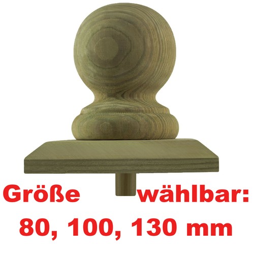 Pfostenkappe kugel holz - kugel,