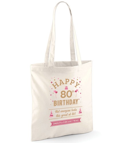 Geschenktüte geburtstag - geschenktüte, 80.