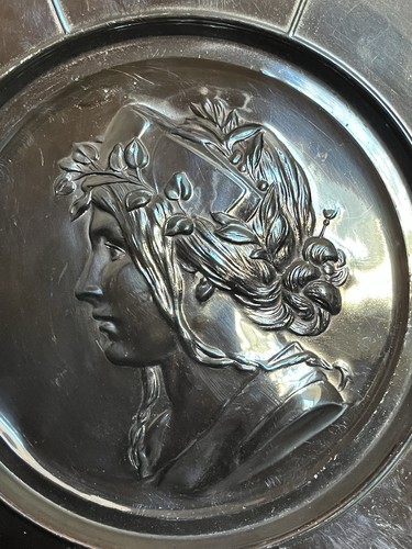 Antikes relief zinn - antikes,