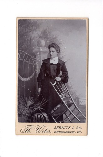 Cdv foto damenportrait feine - foto, /
