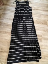 Kleid Sommerkleid Strandkleid Shirt Kleid Top Maxi Streifen Hippie Goa Lagenlook