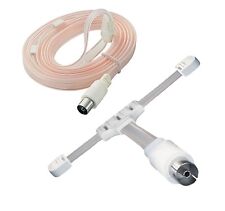 UKW Wurfantenne 1,8m FM/AM Radio Zimmerantenne mit Koax-Kupplung 9,5mm DAB 75ohm