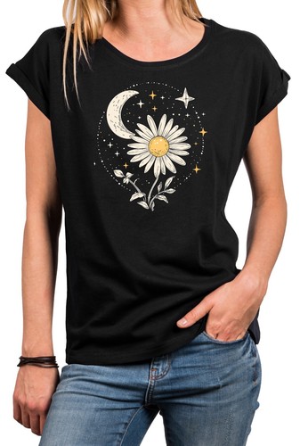 Damen shirt mit - mit, blumenprint