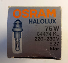 OSRAM HALOLUX 75W E27 64474 klar Halogenglühlampe