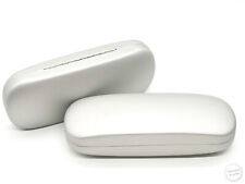 1 Unisex Brillenetui silbergrau aus Metall Brille Etui Geschenkidee Neu