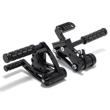 Vorverlegte Fußrastenanlage