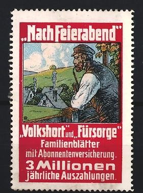 Reklamemarke nach feierabend - nach,