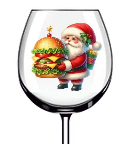12x bunte weihnachten santa - 12x,