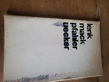 Biennale Mappe Uecker, Lenk, Pfahler, Mack