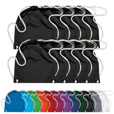 10er PACK Baumwoll Turnbeutel