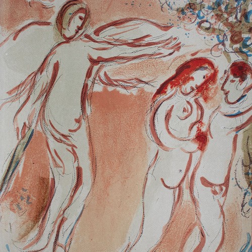 Marc chagall lithografie adam - marc,