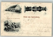 13662269 - 1637 Sperenberg Gasthaus Habicht In den Gypsbruechen Dorfsee 