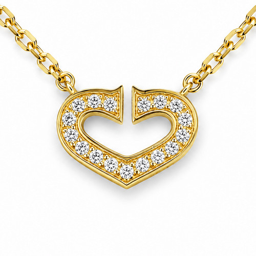 Cartier heart halskette - cartier, c