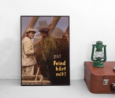 Poster Achtung Spione - Feind