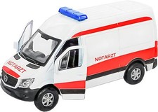MERCEDES BENZ Sprinter Notarzt Modellauto Metall Modell Auto Spielzeugauto 15