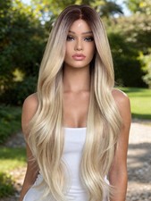 Blond Remy-Haar Perücke