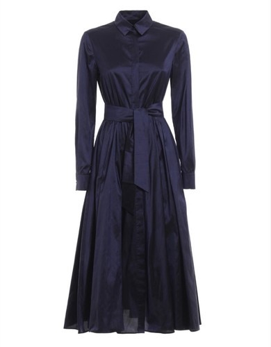 Max mara blusenkleid blau - max,