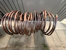 Kupferrohr 18mm Durchmesser 25m lang mit G1/2 Fittings