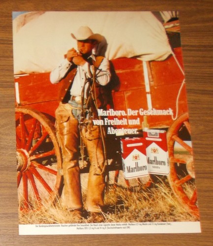 Seltene werbung marlboro der - marlboro,