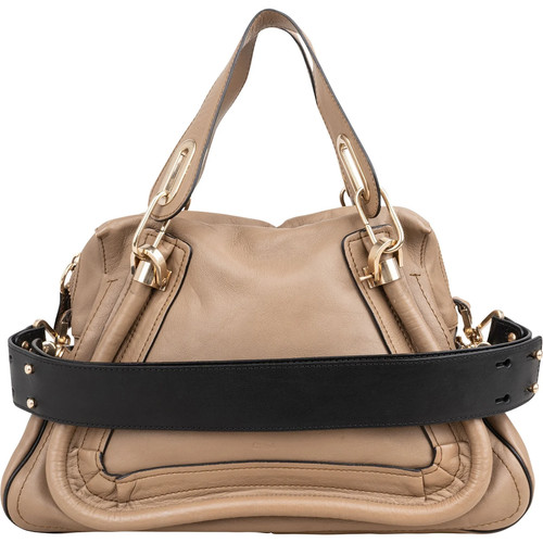 Chloé grained leather paraty - grained,