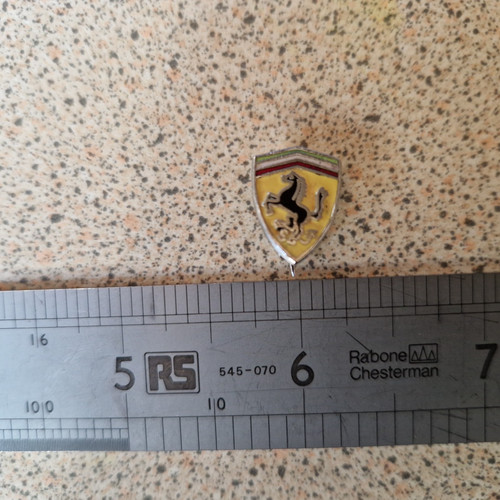 Vintage ferrari emaille - vintage,