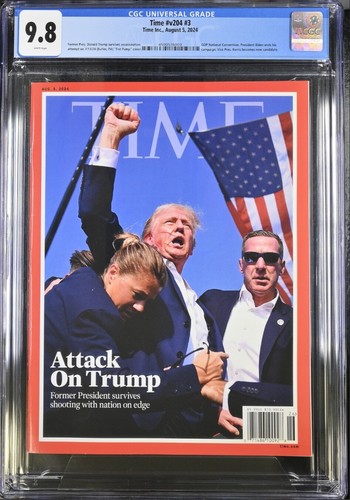 Time magazine cgc attack - magazine, 9.8