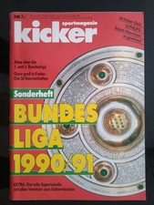 Kicker Sport-Magazin ⚽️ Sonderheft BUNDESLIGA 1990/91 komplett & unbeschnitten 
