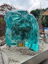 Gartendekoration Glasbrocken