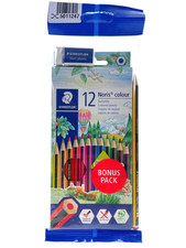 STAEDTLER Buntstifte Noris colour - Set mit Radierer und Bleistift
