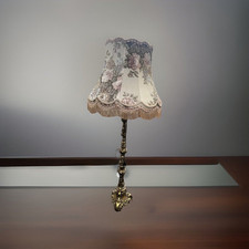 Alte Messing Stehleuchte Stehlampe Mit Lampenshirm Ca 155 cm hoch