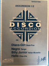Disco Accordion Gerhard Kölz Negro Hello Billy Junior +2. Stimme Akkordeon Noten