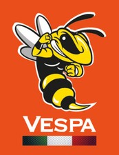 Vespa emblem kaskade - emblem, aufkleber