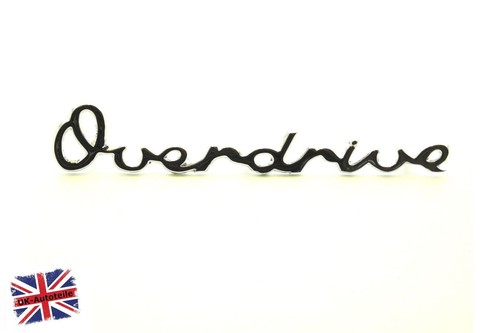 Schriftzug overdrive auf - schriftzug,