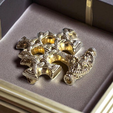 * Wikinger Anhänger Thorhammer Hiddensee * Silber 925 / Gold * (1527)