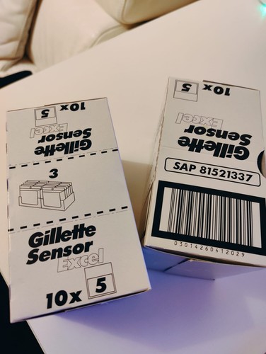 Gillette sensor excel patrone - sensor,