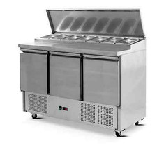 SALADETTE PIZZA BAR PREP BENCH