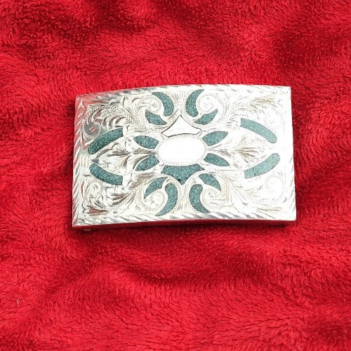 925 silber gürtelschnalle - silber, –