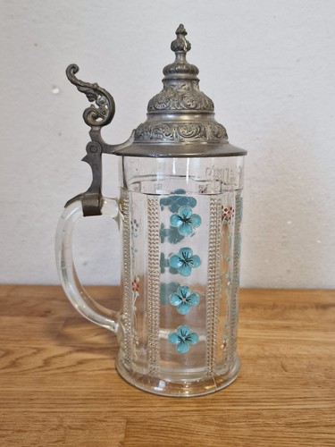 Antiker sachsenglas bierkrug - antiker,