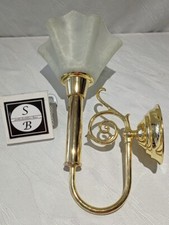 B23/66Partylite Paragon Wandleuchte Messing Kerzenleuchter Teelichthalter Votiv