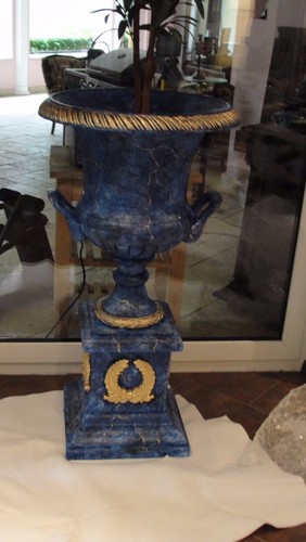 Große vase amphore - amphore, säule