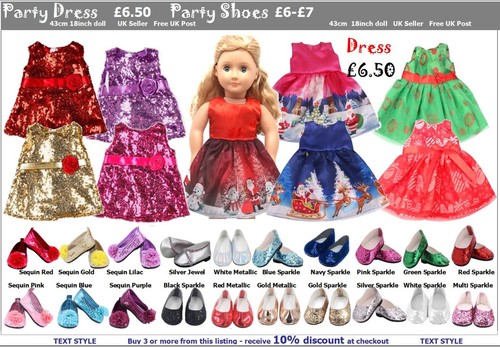 Puppenkleidung kleid - *18",