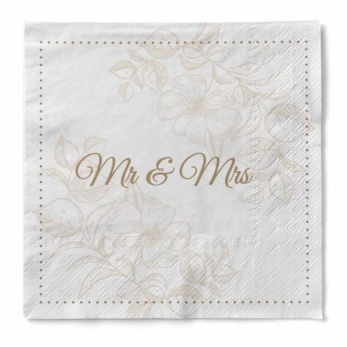 Serviette mrs - serviette, (blume)"