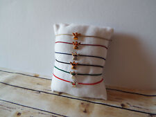 Makramee Armband Schutzengel Silber Gold Rosègold Glücksbringer Geschenk