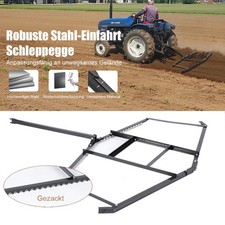 Schleppegge 175 cm Stahl Wiesenegge Wiesenschleppe Rasentraktor Feldegge