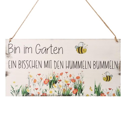 Garten schild holz - schild, lustig