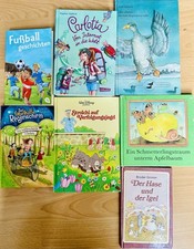 Kinderbücher Paket Konvolut 8 Stück Klassiker Carlotta Walt Disney Fußballgesch.