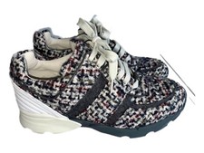 Chanel Sneaker Tweed Velour